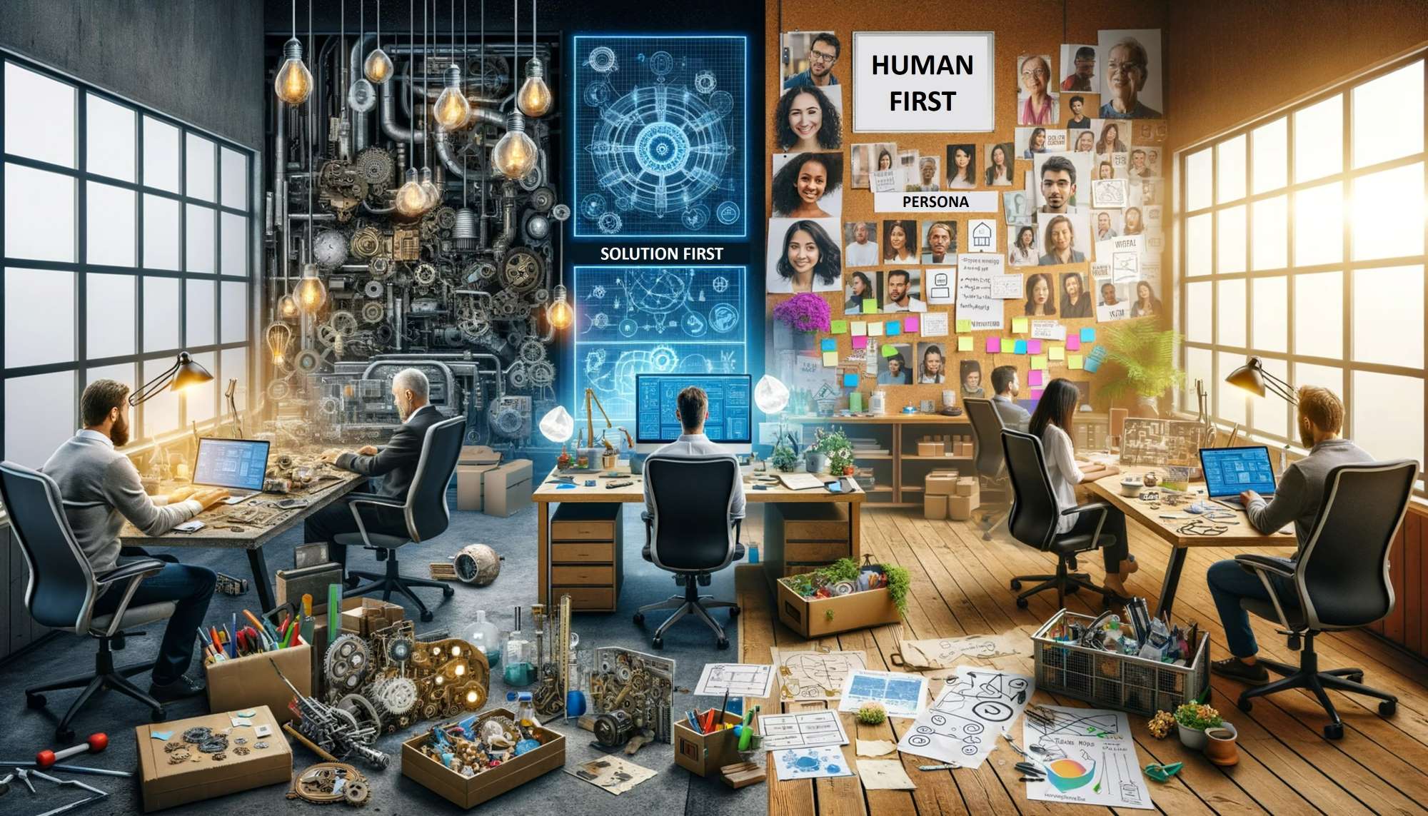 Solution-First or Human-First?